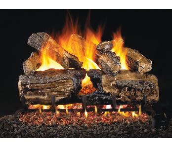 Burnt Split Oak Log Set Syracuse NY