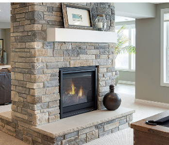st 36tr see through gas fireplace hearth and home