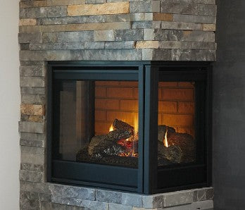 heat n glo gas fireplace two sided hearth and home