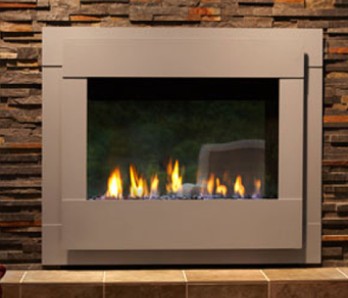 twilight modern see through gas fireplace hearth and home syracuse ny