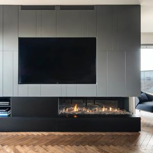 Ortal: Corner Right Side RS 60 Gas Fireplace