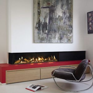 Ortal: Corner Left Side LS 68 Gas Fireplace