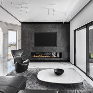 Ortal: Front Facing 98" Gas Fireplace