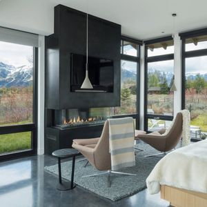Ortal: Three Sided 51" Gas Fireplace