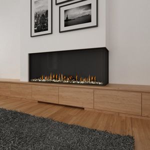 Ortal: Corner Left Side 60H Gas Fireplace
