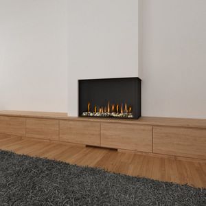 Ortal: Corner Right Side 25H & 75 Gas Fireplace